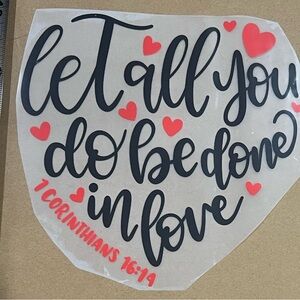 Inspirational DTF transfer